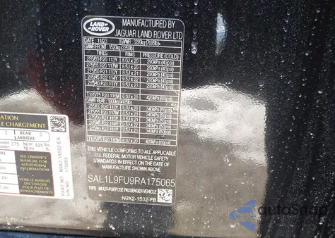 2024 Land Rover Range Rover Sport Dynamic Se из США, поврежденный, VIN SAL1L9FU9RA175065